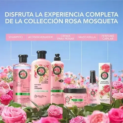 Mascarilla Capilar Herbal Essences Rosa Mosqueta 300 Ml