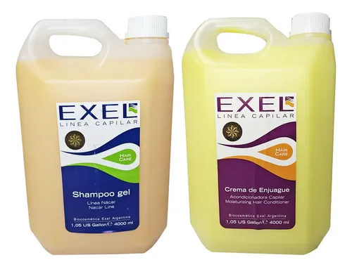 Kit Exel Trigo Linea Profesional Bidon Shampoo + Enjuague