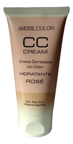 Amodil Color Cc Cream Crema Correctora Con Color Rose 50g