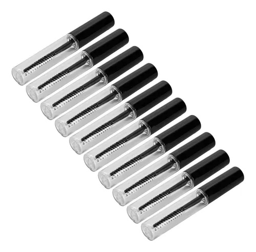 Tubos De Rímel, 10 Unidades Vacíos, De 1,5 Ml, Cerdas Suaves