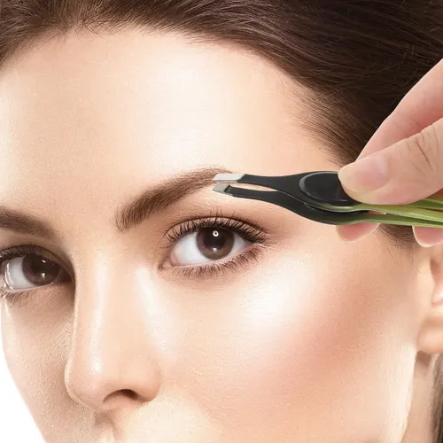 // Pinzas Para Cejas Inoxidable 5 Piezas Para Viaje