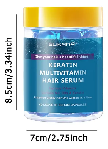 Elikana Sérum Capilar Keratina Multivitamínico 60u