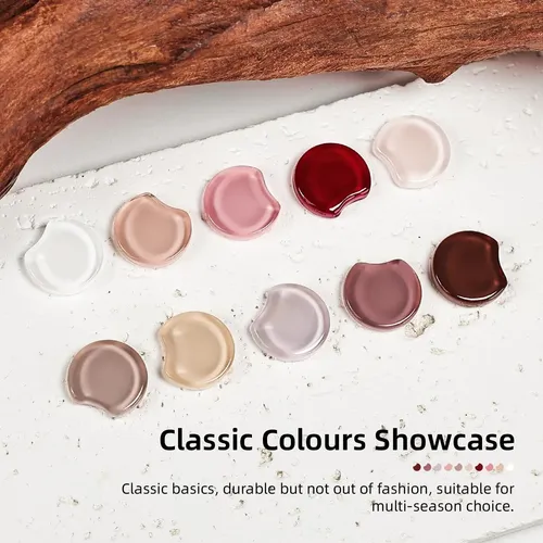 Set 10 Esmaltes Gel Colores Con Base Y Top Coat