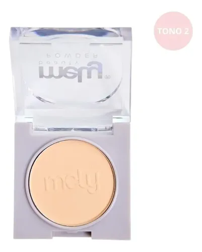 Polvo Compacto Fijador De Maquillaje Powder Mely