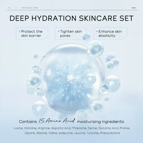 Set De Cuidado Facial Laikou 5 Pzs Hidrata Y Revitaliza Piel