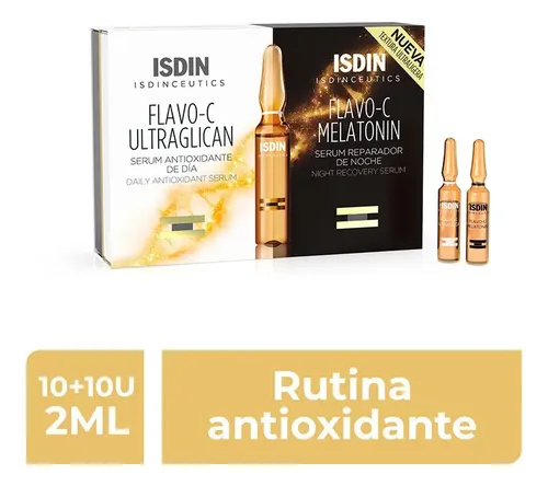 Serum Isdin Isdinceutics Day & Night 10+10 Flavo C 20 Amp Tipo de piel Sensible