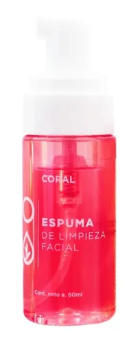Espuma De Limpieza Facial Coral Desmaquillante X60 Icono