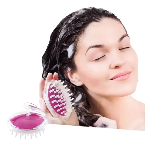 Cepillo Capilar Masaje Limpiador De Cabello Cuero Cabelludo
