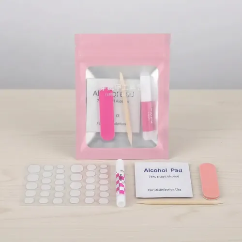 10 Kit Instalación De Uñas Postizas – Con Pegamento Liquido Kit Para Uñas Postizas