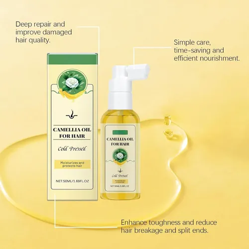 Spray Aceite De Camelia Pelo Control Frizz Brillo 2 X 50ml