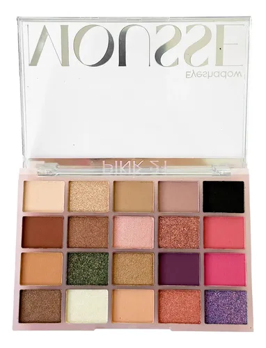 Paleta De 20 Sombras Mousse Matte Y Satin Pink 21 Original