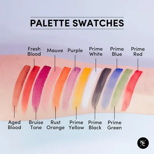 Paleta De Maquillaje Efx Alcohol Activado 12 Colores
