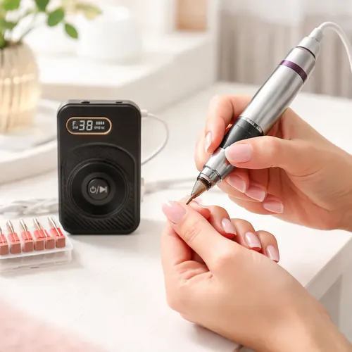 Black Blueque Bq-110 Portable Rechargeable Nail File