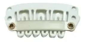 Micropeinetas Chica X6 C/silicona Extensiones Peluca Cortina