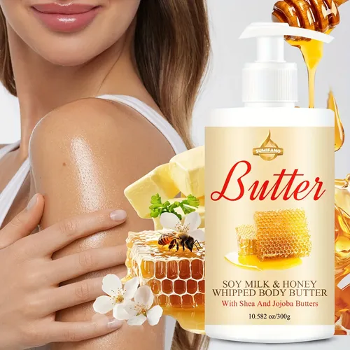 Loción Corporal Miel Y Karité 300g – Textura Ligera