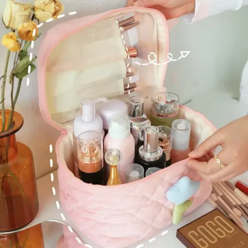 #*~ Bolsa De Cosméticos De Flores De Tulipán For Mujer De S*