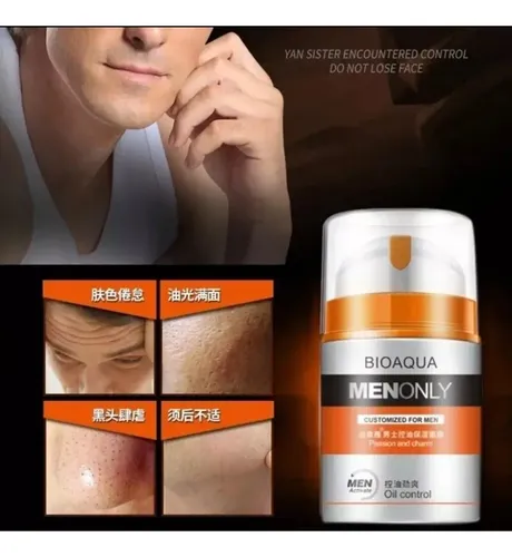 Crema Facial Blanqueadora Hidratante Hombre Antiarrugas Bio