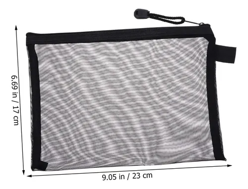 6 Bolsas De Malla Para Maquillaje Bolsa De Viaje Con