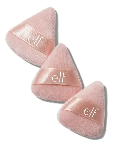 3 Mini Esponjas Terciopelo Elf Halo Glow Pinkie Puffs Color Rosa