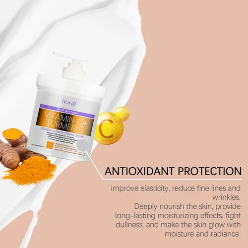 Crema Corporal Reafirmante Hoygi Con Cúrcuma Y Vitamina C