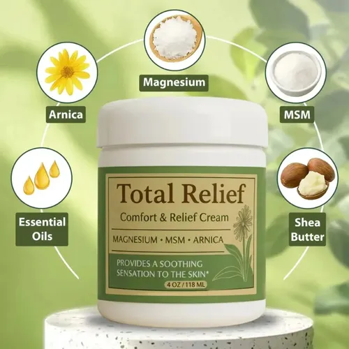 Crema De Magnesio Hirelief Total Relief Con Msm Y Árnica.