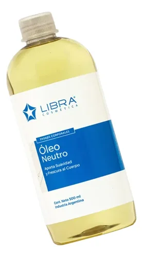 2 Oleo Para Masajes Neutro 500gr. – Libra Cosmetica Fragancia Suave