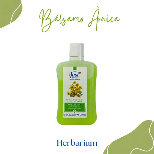Bálsamo Loción Corporal con Árnica y Hamamelis 290ml | JUST + Muestras de Regalo