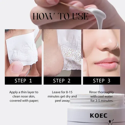 Mascarilla Nasal Removedora De Puntos Negros Con Bandas