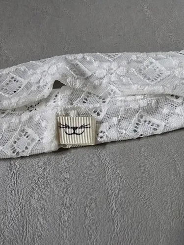 Vincha de Tela con Encaje Elastizado para el Pelo Natural