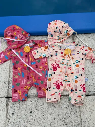 Enterito Proteccion Uv 50+ (certificado), Traje De Baño Bebe