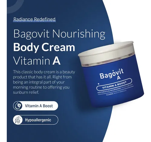 Bagovit Crema Hidratante Nutritiva Clásica Para El Cuerpo