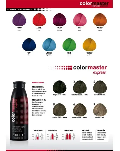 Tintura Fidelite 60 Gr Color Master Profesional X 3 Unidades