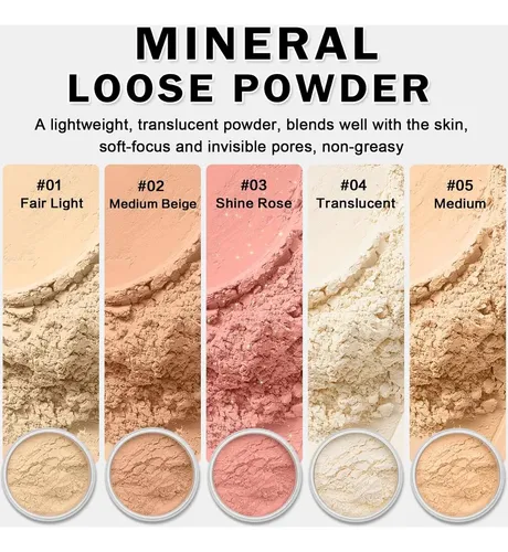 Polvo Mineral Compacto Ionsgako 0,35 Oz, Tono Claro