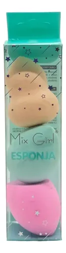 Esponjas Blender Saniye Pack X3 Vegano Cruelty Free Maquillaje