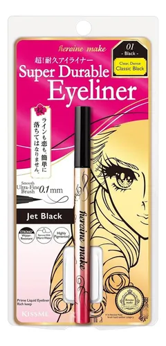 Delineador Líquido Impermeable Kissme Heroine Make Negro