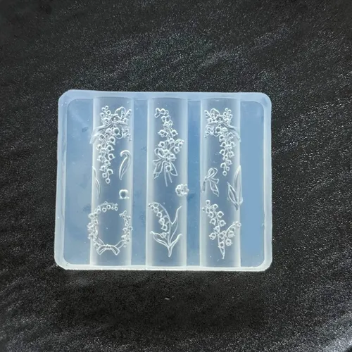 Molde De Silicona Para Pegatinas De Decoración De Uñas En Re