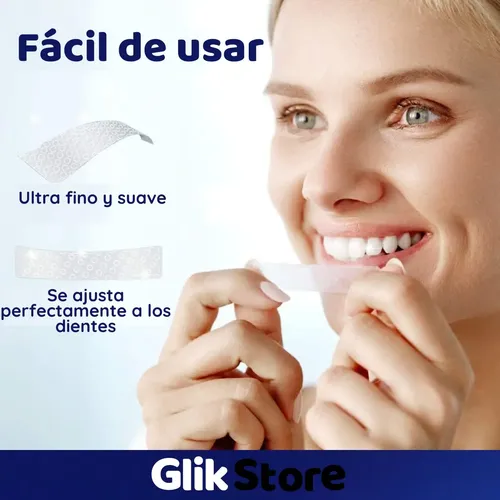 Tiras Blanqueadoras Dentales  X28 Unidades Dientes Blancos