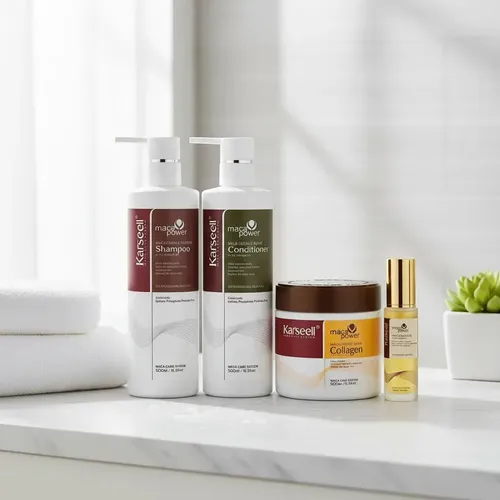 Rutina Karseell Maca Power Colágeno Sh+acond+máscara+serum