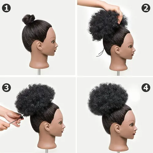 + Accesorios Para El Cabello, Moño Suelto Y Rizado, Con –