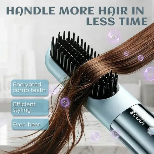 Cepillo Alisador Inalámbrico Viajes Cabello Corto Rápido//**