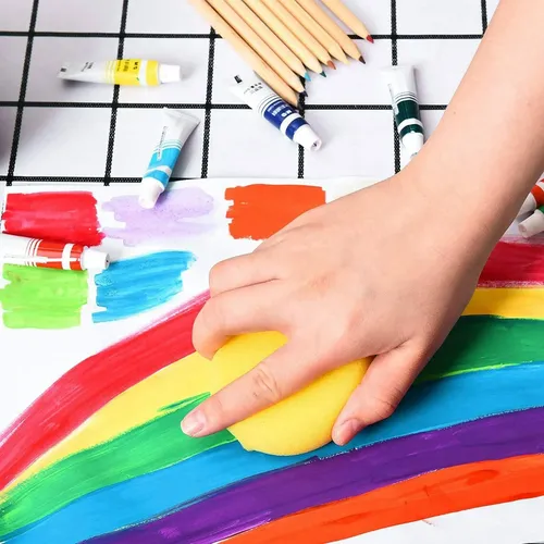 125 Unidades De Esponja De Pintura, Esponja De Artista Para