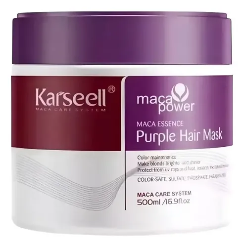 Kit Matizador + Mascarilla Capilar Karseell 500 Ml Original