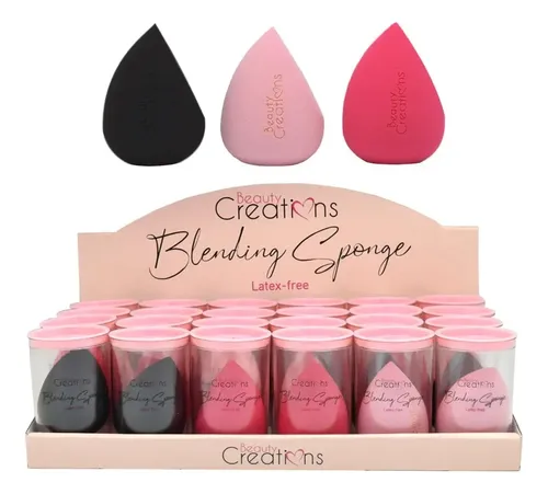 Beauty Creations Esponja Maquillaje Originales Color Rosa Chicle