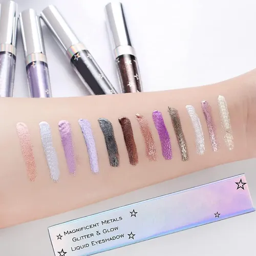 Sombra Líquida De Ojos 12 Colores Larga Duración Y A