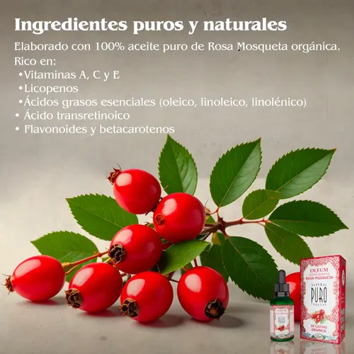 Aceite Facial y corporal De Rosa Mosqueta Orgánico 30ml Boti-k Puro