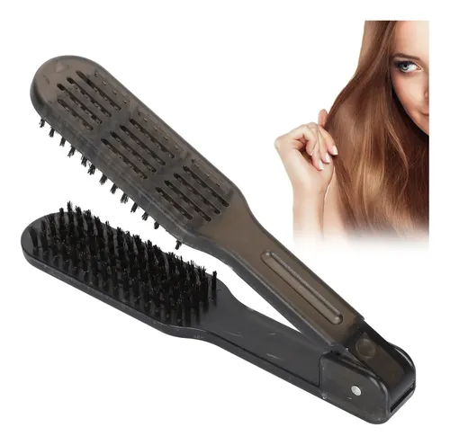 Cepillo Alisador Doble Cara Antiestático For Cabello .
