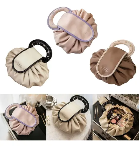 Bolsa De Maquillaje De Viaje Elegante Con Cordón P (bn) Desi Not Specified