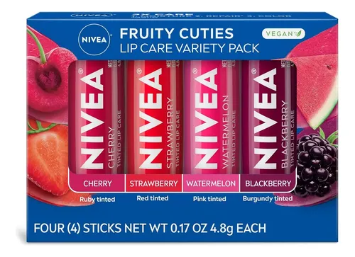 Nivea – Cuidado De Labios, Variedad De Frutas