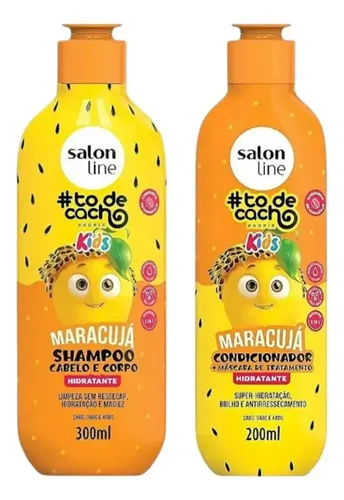 Salón Line Kids Maracuyá Rulos Shampoo + Acondicionador Kit