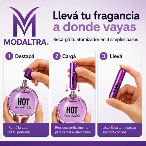 Perfume Mujer Hot Inevitable Feromonas 100ml. +perfumero